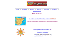 Desktop Screenshot of aaspain.org